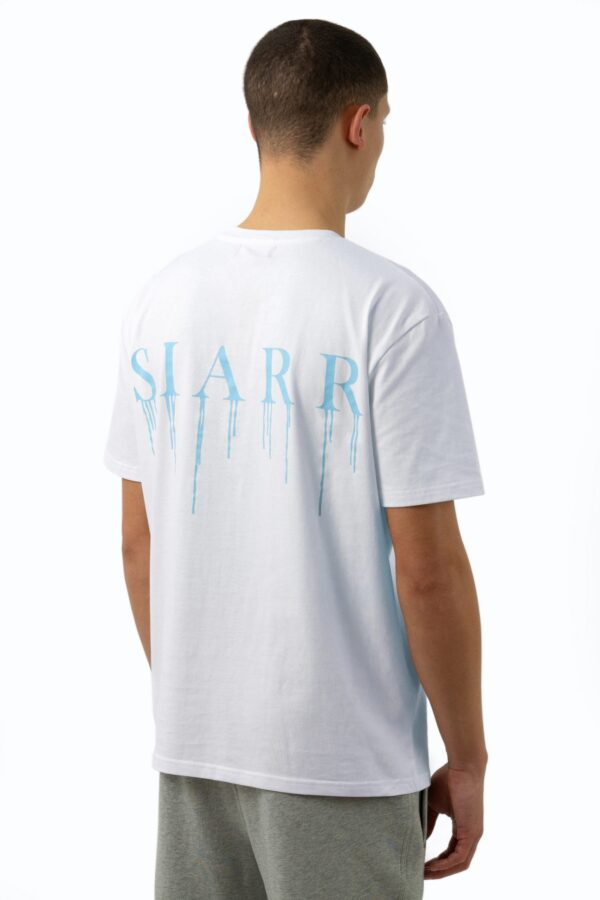 Drip Tee - White/Baby Blue - Image 2