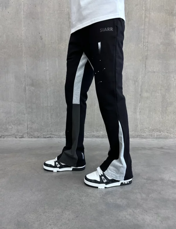 Flared Jogger - Black Paint - Image 2