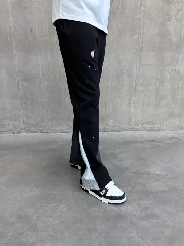 Flared Jogger - Black Paint - Image 4