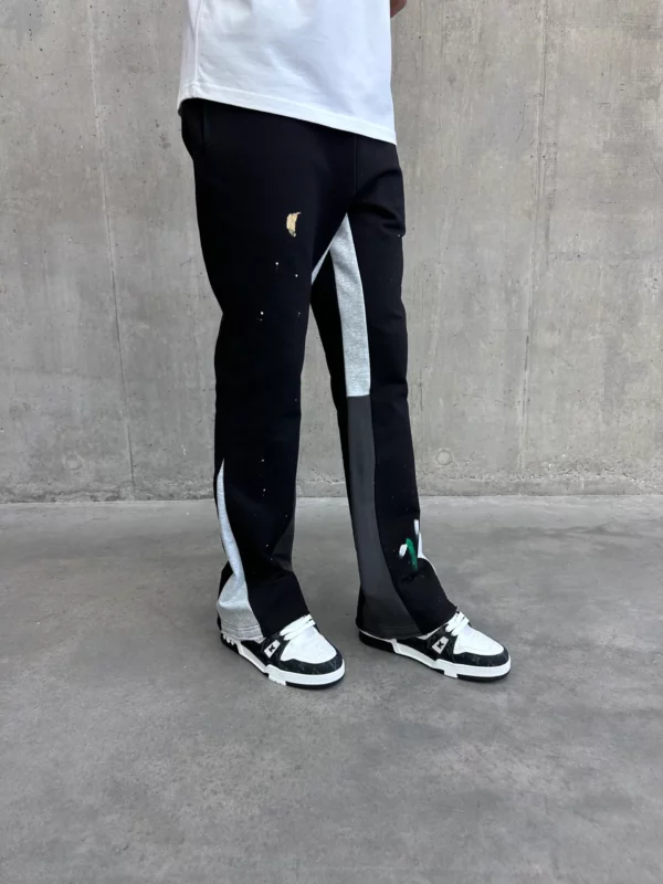 Flared Jogger - Black Paint - Image 3