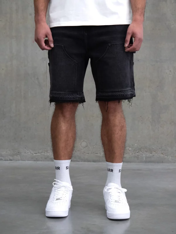 Carpenter Shorts - Black - Image 4