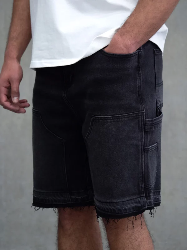 Carpenter Shorts - Black - Image 3