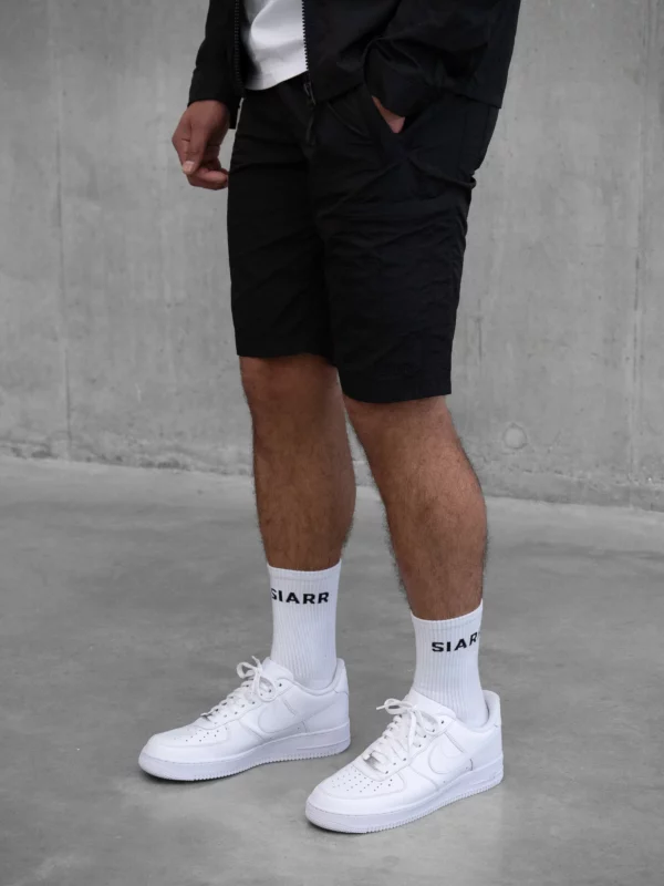 Crinkle Shorts - Black - Image 2