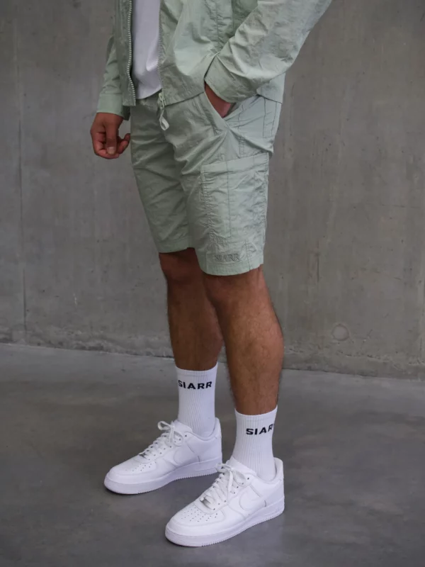 Crinkle Shorts - Mint - Image 4