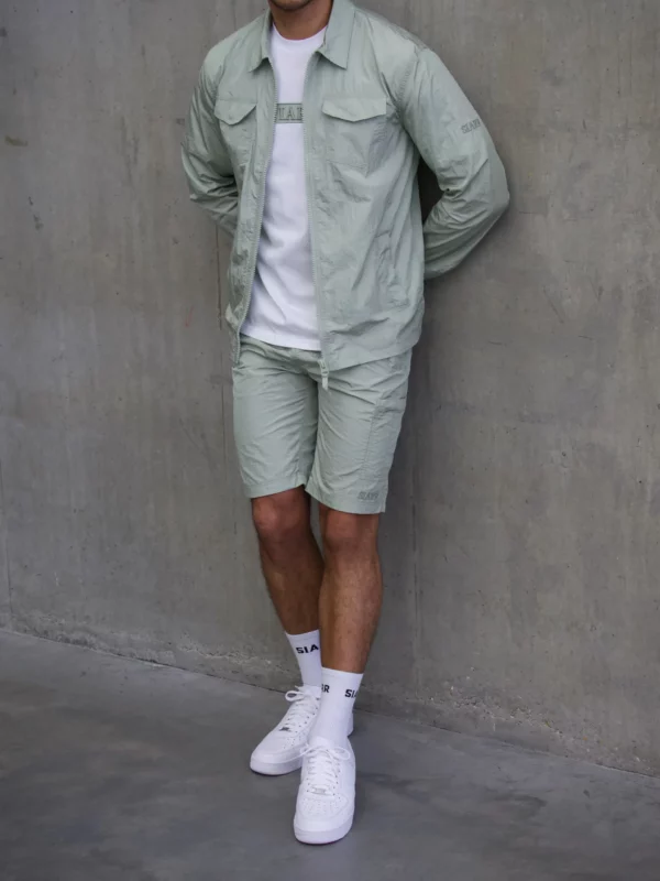 Crinkle Shorts - Mint - Image 2