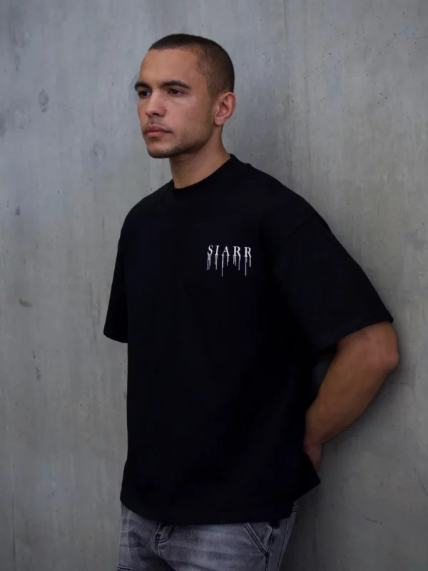 Relaxed Drip Tee - Black - Image 4