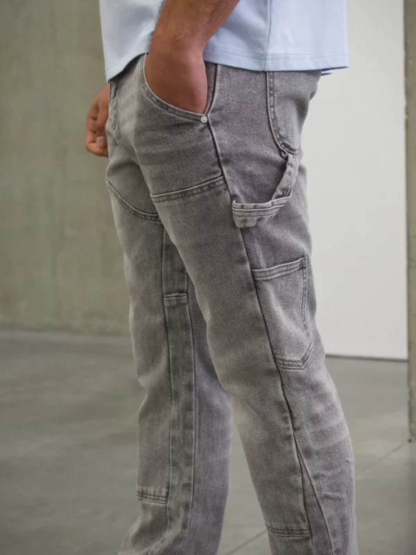 Carpenter Jeans - Light Grey - Image 4