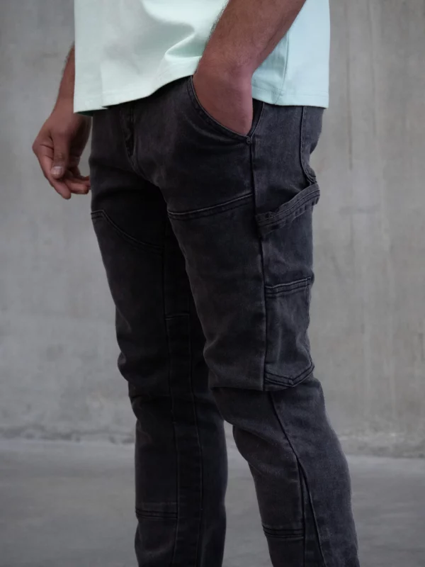 Carpenter Jeans - Washed Black - Image 4