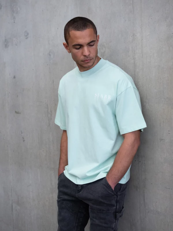 Relaxed Drip Tee - Mint - Image 4