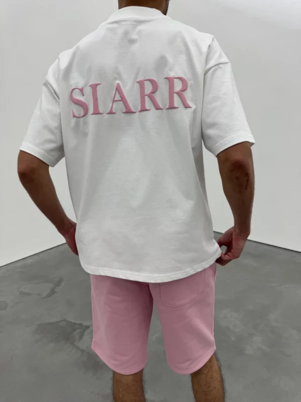 Puff Tee - White/Pink - Image 3
