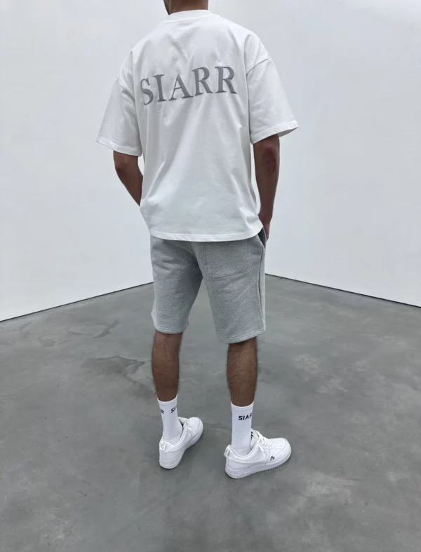 Puff Tee - White/Grey - Image 4
