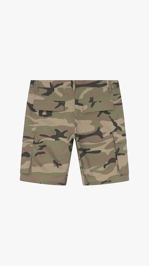 Camo Shorts - Green - Image 2