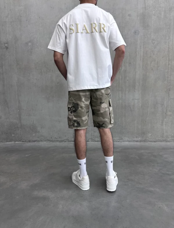 Puff Tee - White/Mustard - Image 3