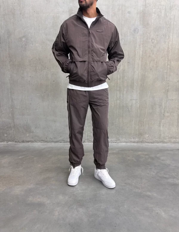 Icon Track Jacket - Brown - Image 3