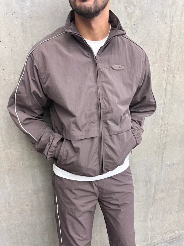 Icon Track Jacket - Brown - Image 5