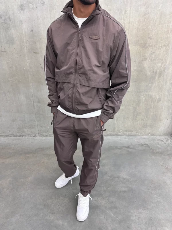 Icon Track Jacket - Brown - Image 4