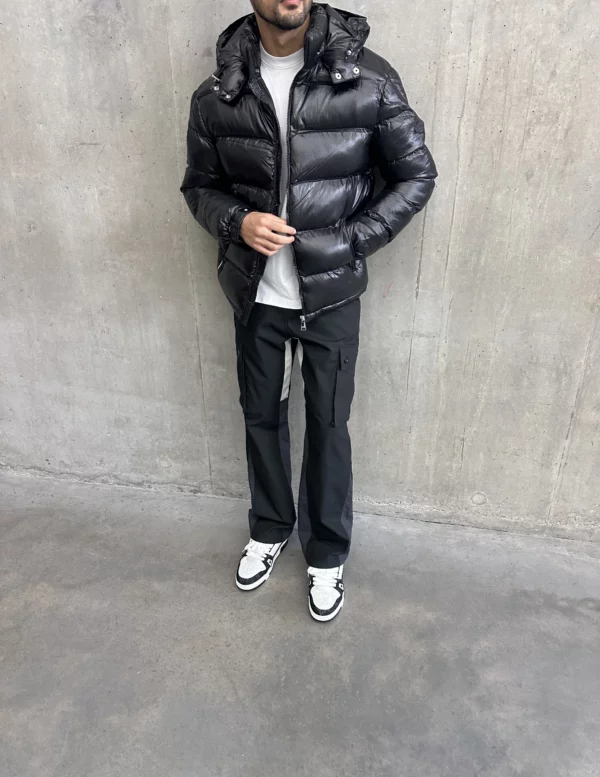 Puffer Jacket - Black - Image 7