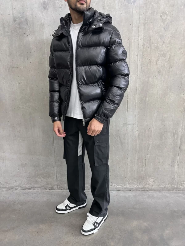 Puffer Jacket - Black - Image 3