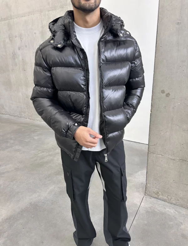 Puffer Jacket - Black - Image 8