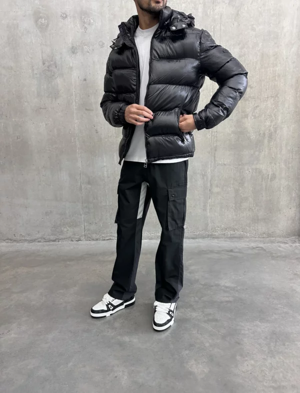 Puffer Jacket - Black - Image 6