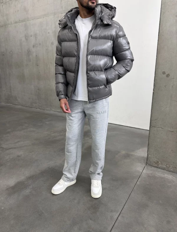 Puffer Jacket - Dark Grey - Image 5