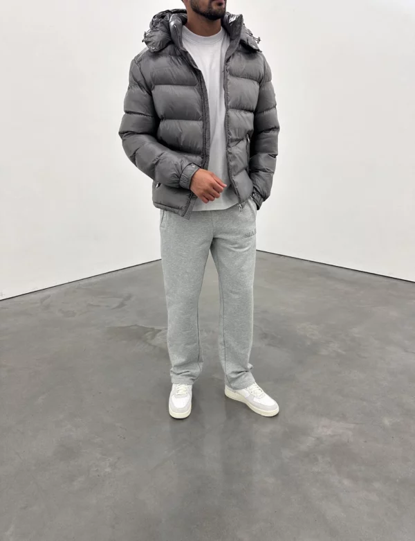 Puffer Jacket - Dark Grey - Image 4
