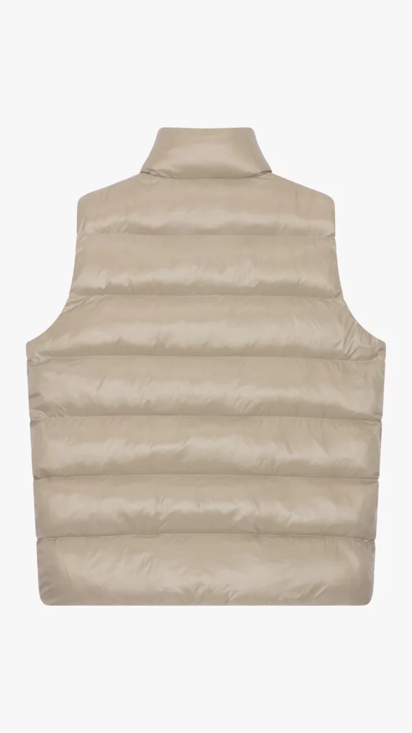 Puffer Gilet - Beige - Image 2