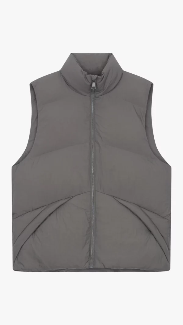 Crinkle Gilet - Dark Grey