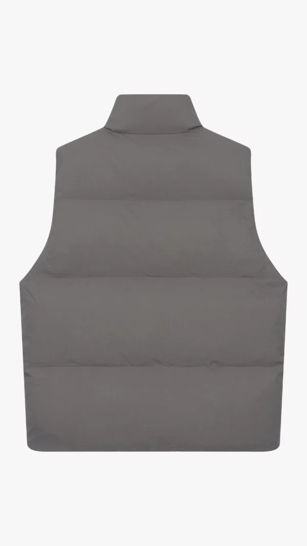 Crinkle Gilet - Dark Grey - Image 2