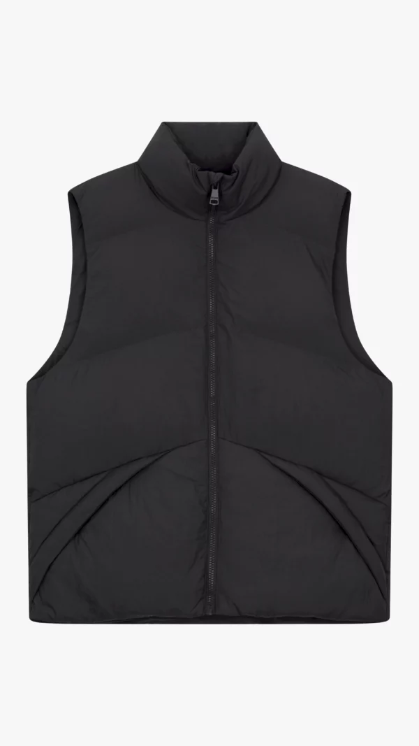 Crinkle Gilet - Black
