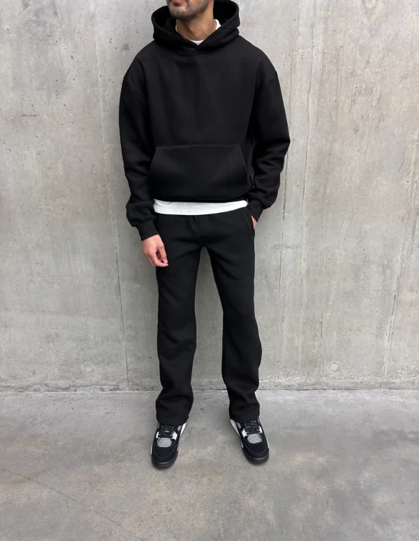 Essential Hoodie - Black - Image 6