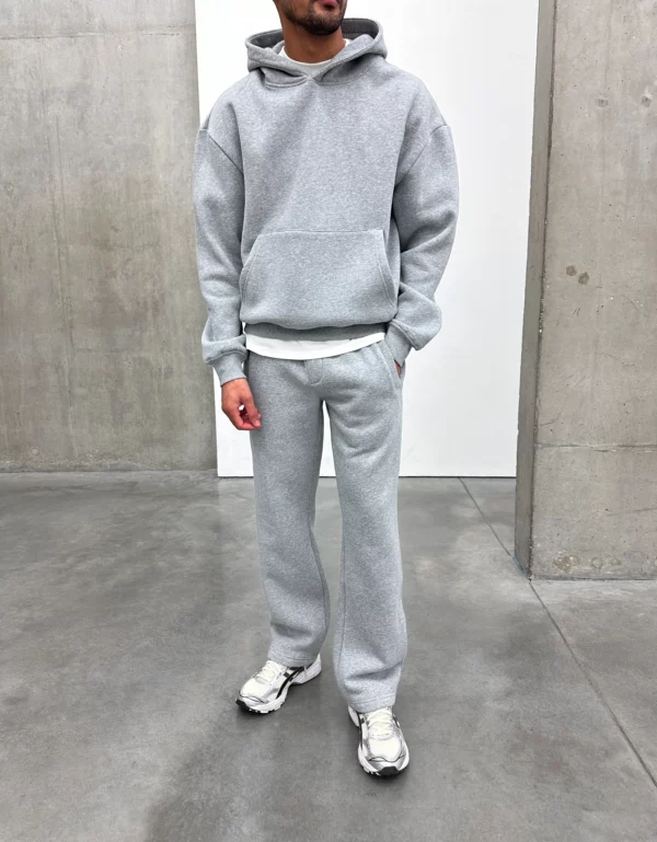 Essential Hoodie - Light Grey - Image 5