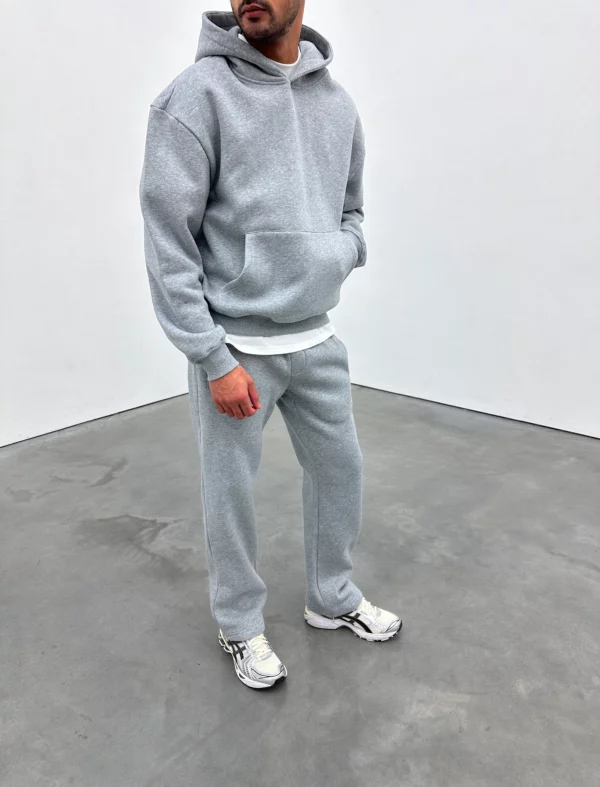 Essential Hoodie - Light Grey - Image 3