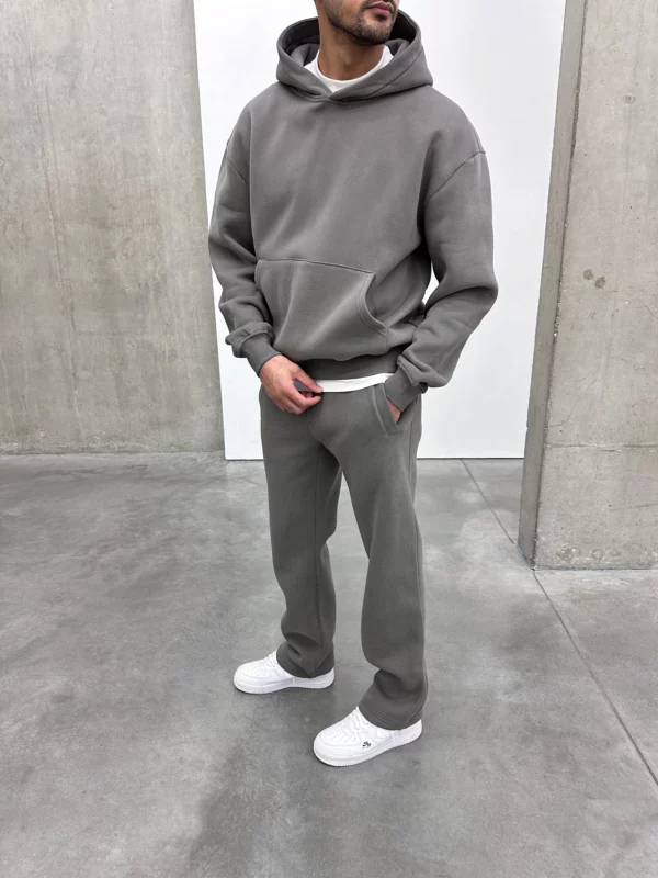 Essential Hoodie - Dark Grey - Image 6