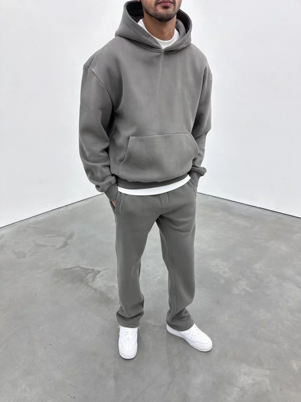 Essential Hoodie - Dark Grey - Image 4