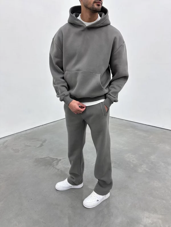 Essential Hoodie - Dark Grey - Image 5
