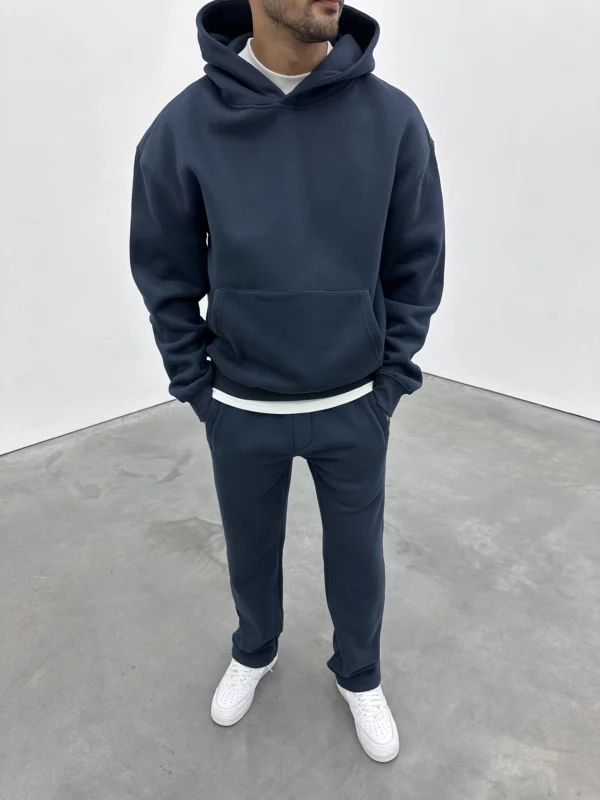Essential Hoodie - Navy - Image 3