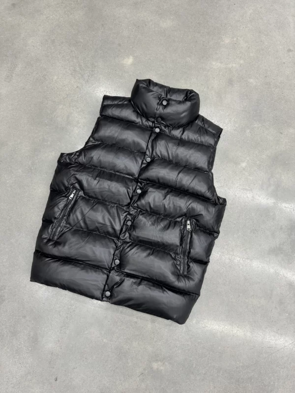 Puffer Gilet - Black - Image 5