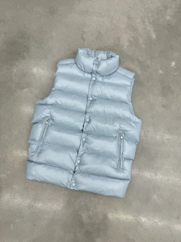 Puffer Gilet - Baby Blue - Image 6