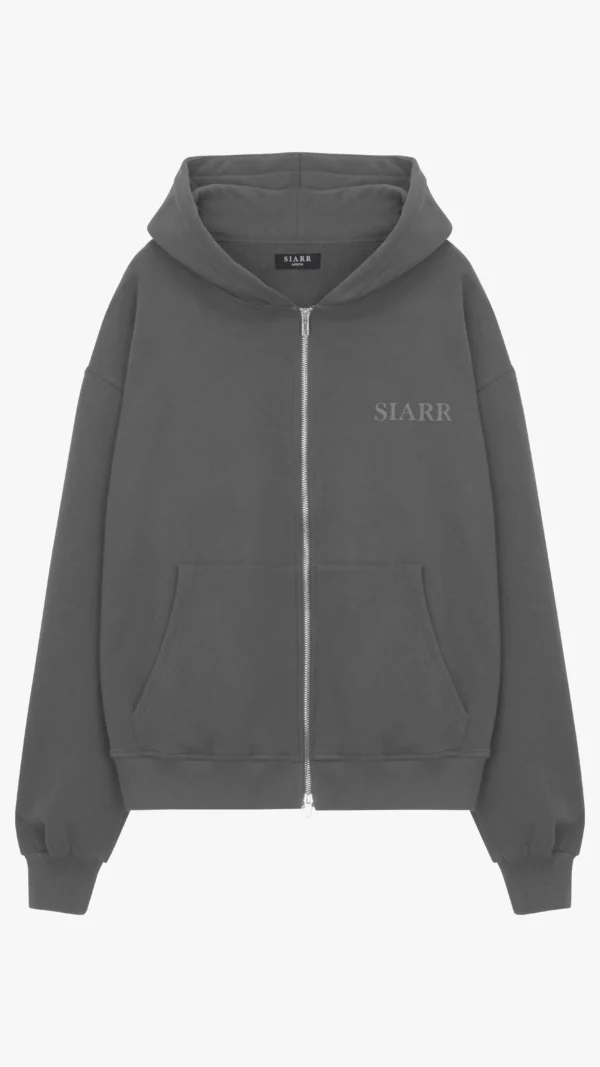 Zip Hoodie - Dark Grey