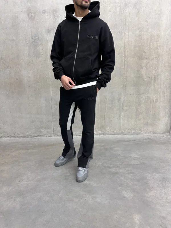 Flared Joggers - Black - Image 5