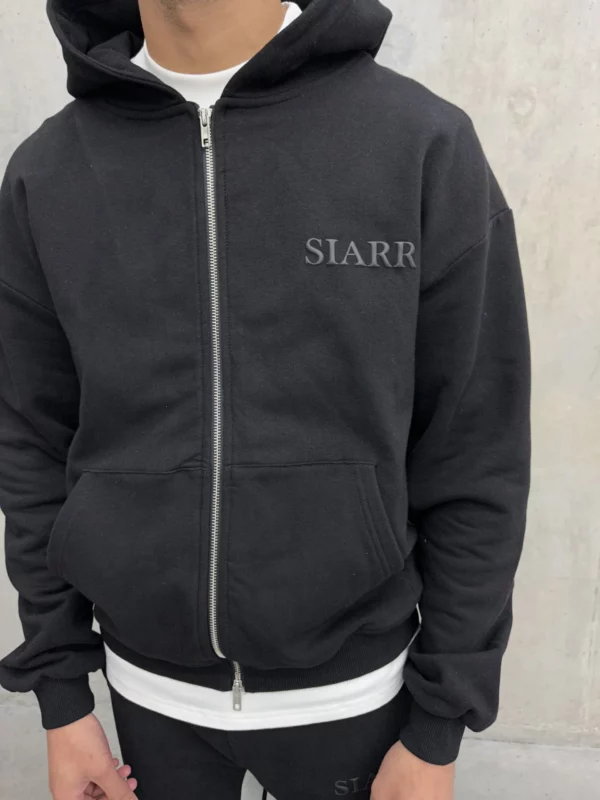 Zip Hoodie - Black - Image 3
