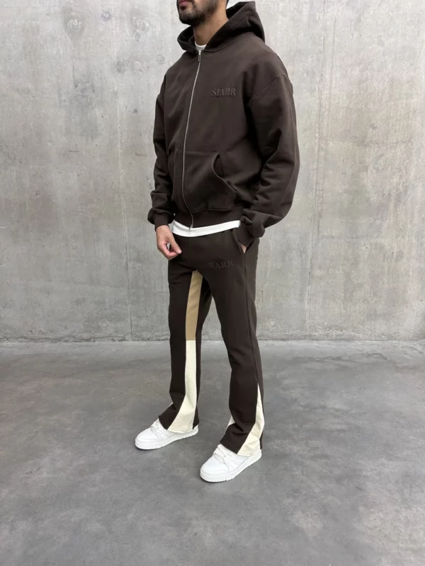 Zip Hoodie - Brown - Image 5