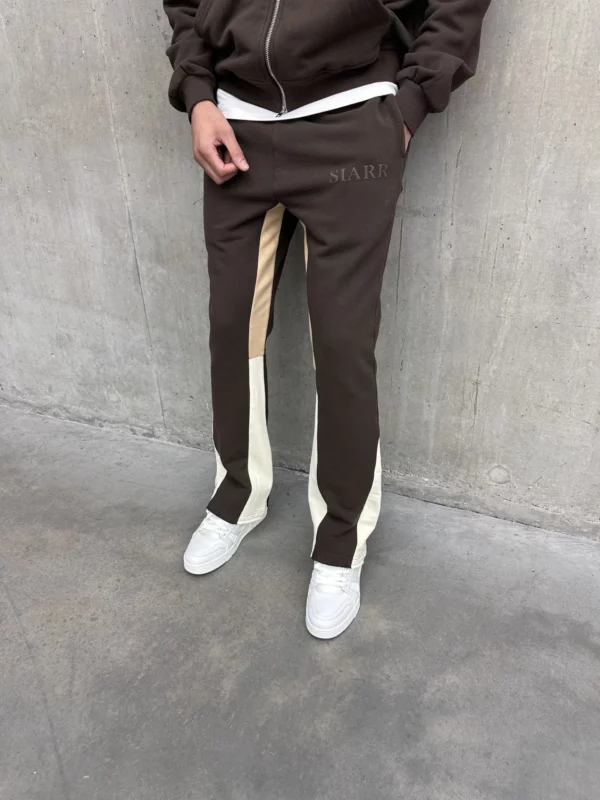 Flared Joggers - Brown - Image 4