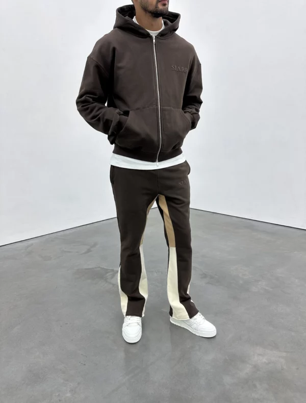 Zip Hoodie - Brown - Image 3