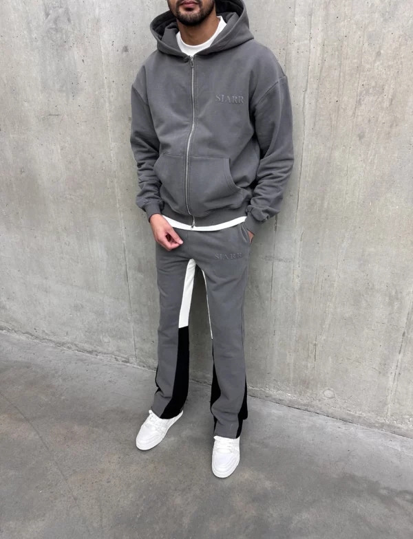 Zip Hoodie - Dark Grey - Image 4