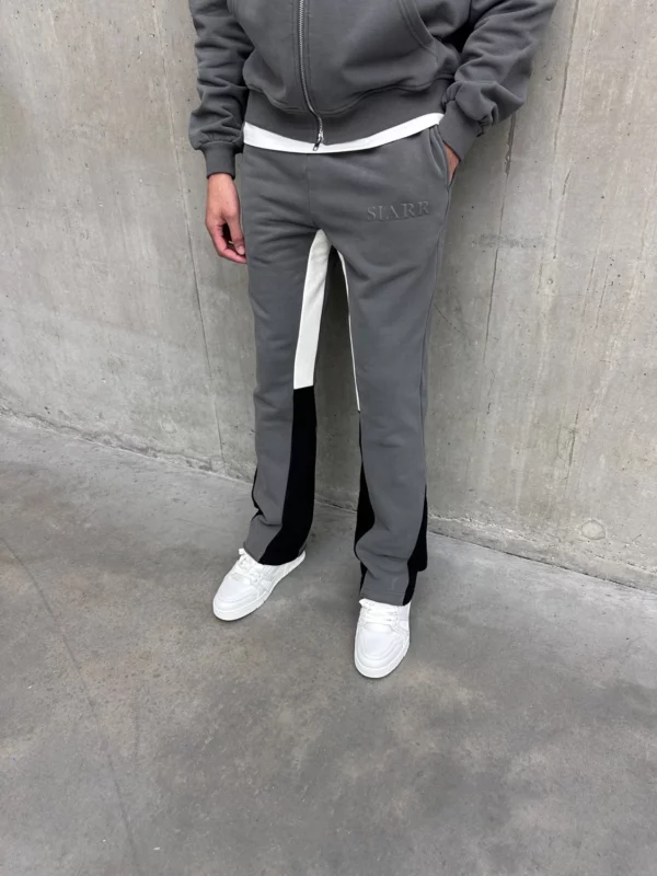 Flared Joggers - Dark Grey - Image 3
