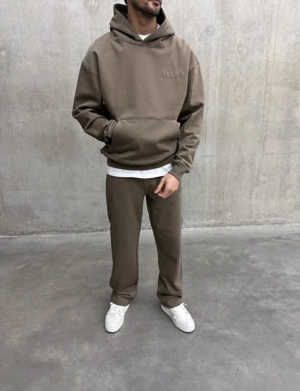 Puff Hoodie - Brown - Image 4