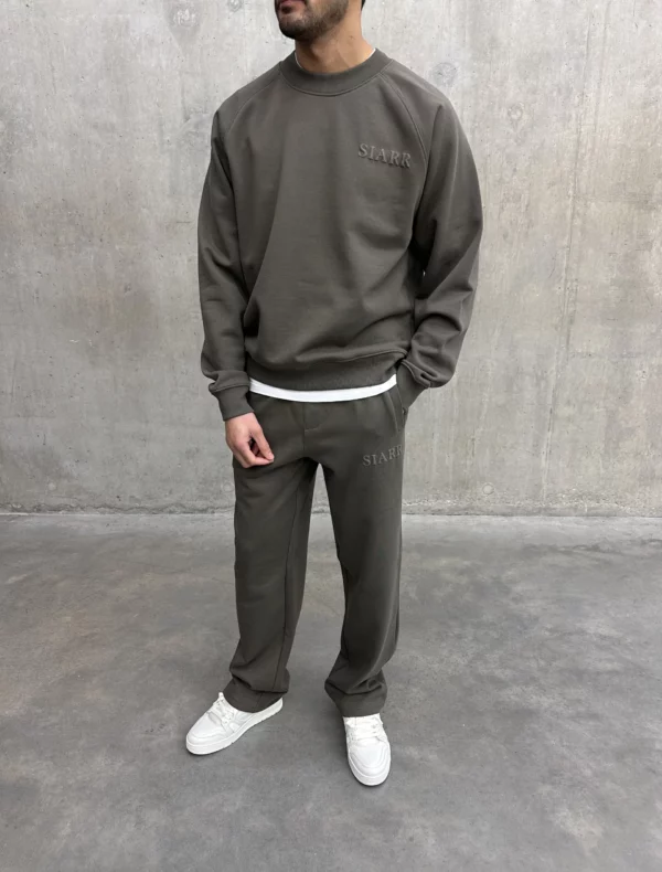 Puff Sweatshirt - Dark Khaki - Image 2