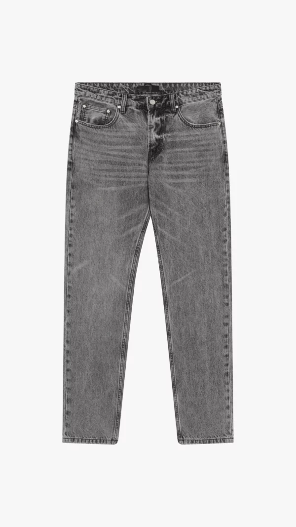 Essential Straight Leg Jeans - Washed Grey